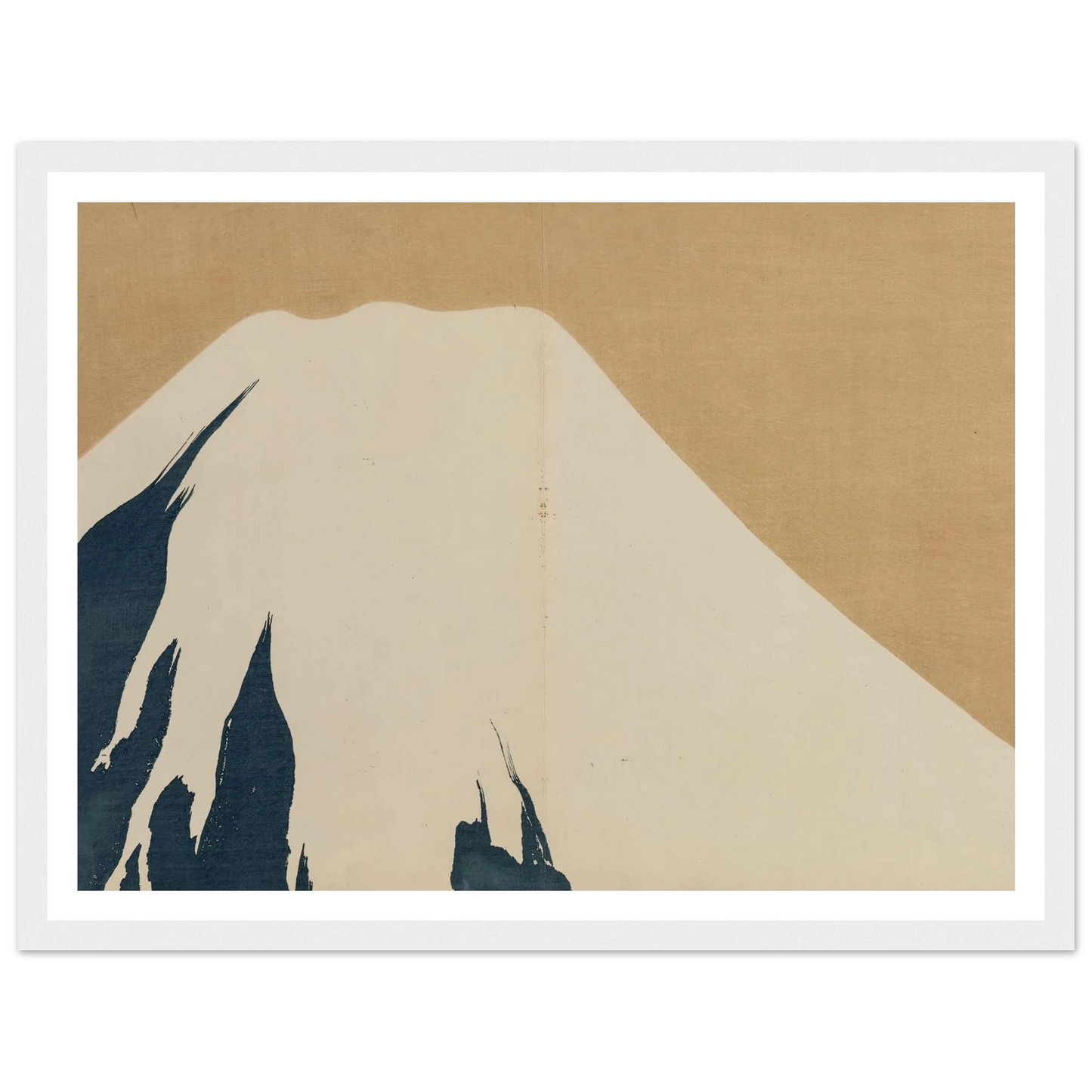 Mount Fuji (Fuji) (1909-1910) Art Print | Kamisaka Sekka - Framed Poster - 30x40 cm / 12x16″ - Black frame