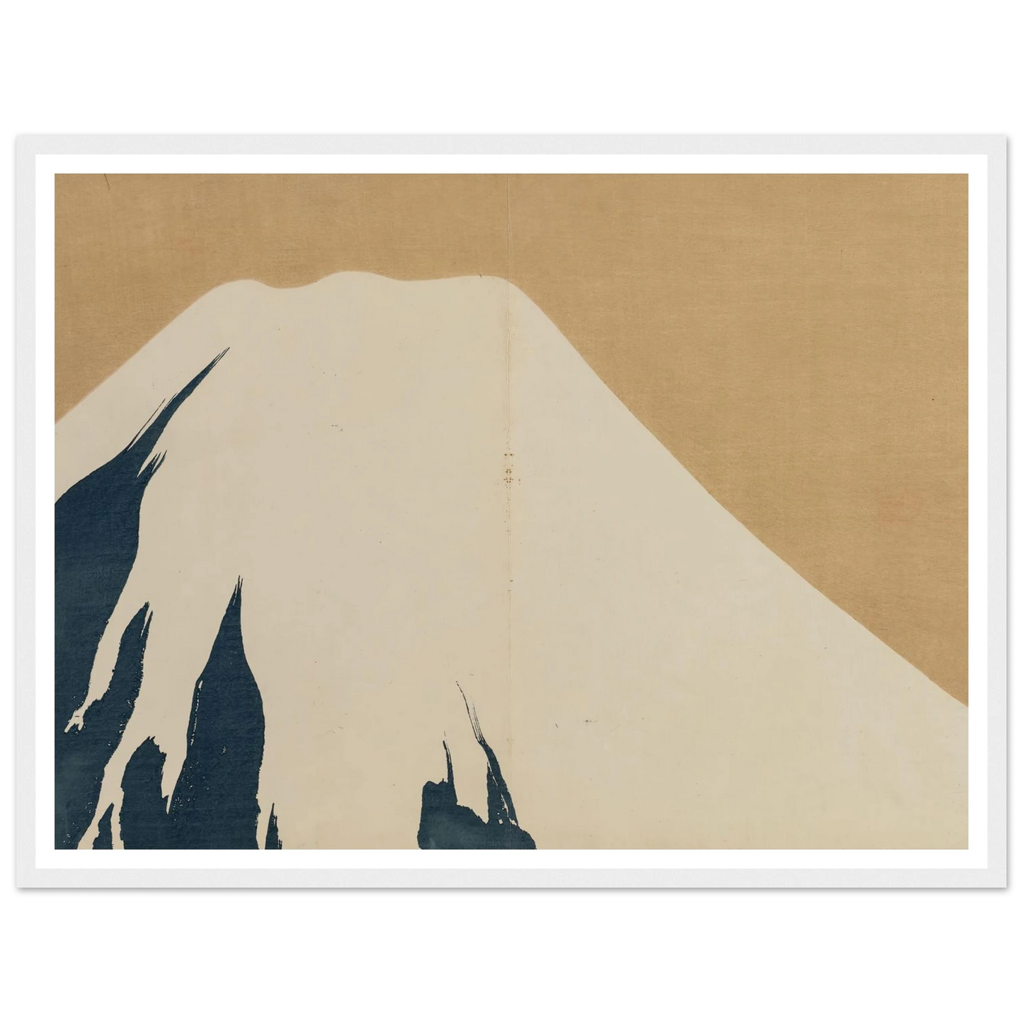 Mount Fuji (Fuji) (1909-1910) Art Print | Kamisaka Sekka - Framed Poster - 30x40 cm / 12x16″ - Black frame
