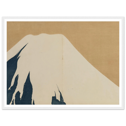 Mount Fuji (Fuji) (1909-1910) Art Print | Kamisaka Sekka - Framed Poster - 30x40 cm / 12x16″ - Black frame