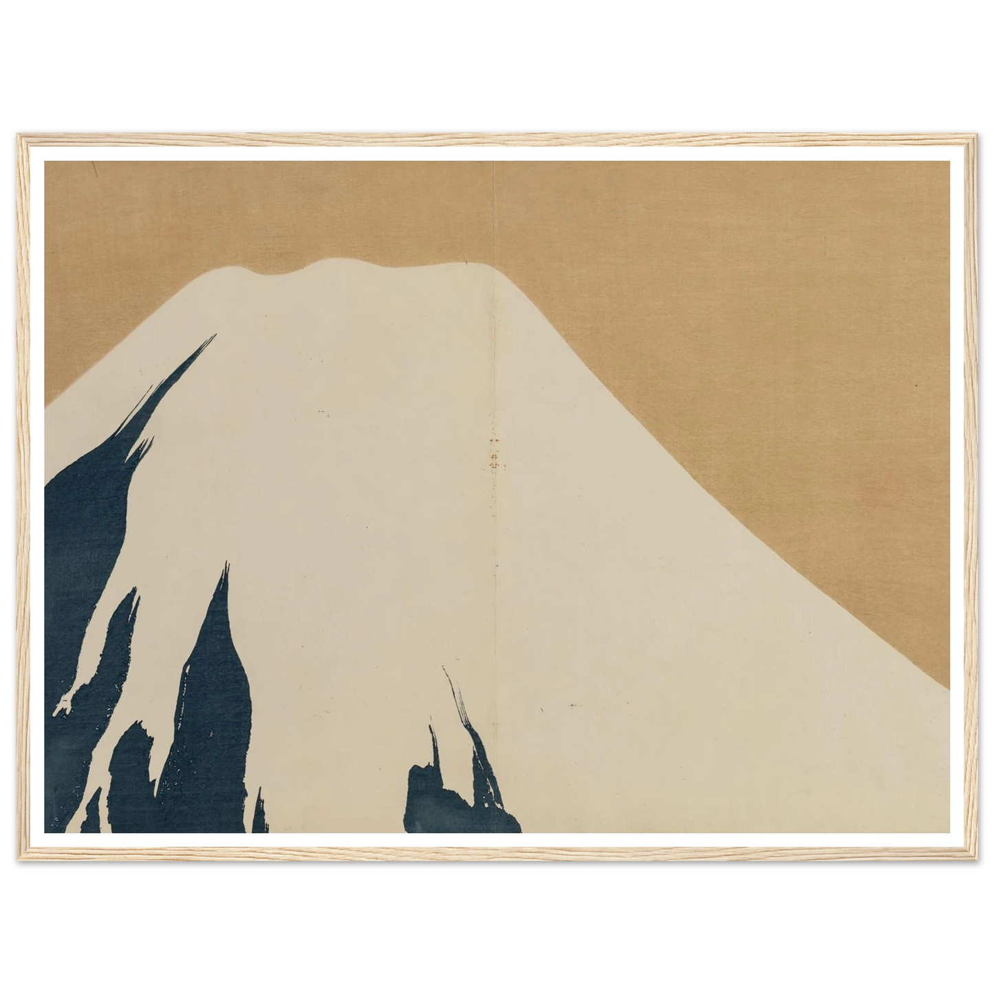 Mount Fuji (Fuji) (1909-1910) Art Print | Kamisaka Sekka - Framed Poster - 30x40 cm / 12x16″ - Black frame
