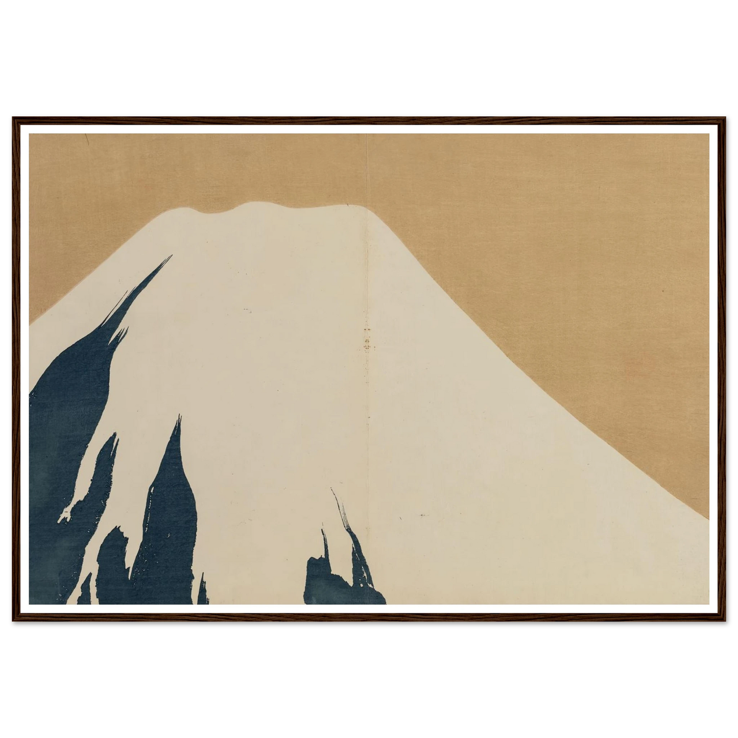 Mount Fuji (Fuji) (1909-1910) Art Print | Kamisaka Sekka - Framed Poster - 30x40 cm / 12x16″ - Black frame