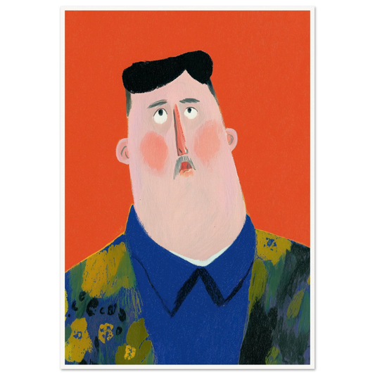 Mr. Kim - Framed Poster - 30x40 cm / 12x16″ - Black frame