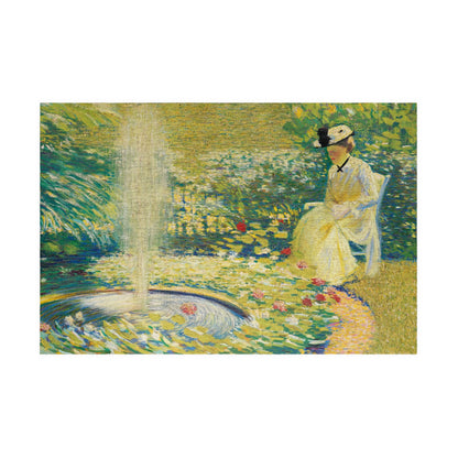 Mrs Hale in the garden Puzzle | Philip Leslie Hale - - 252 pcs (Horizontal) - 