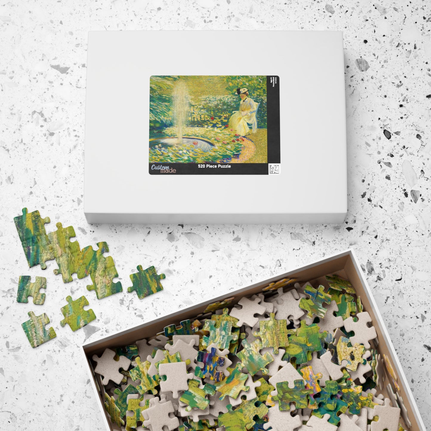 Mrs Hale in the garden Puzzle | Philip Leslie Hale - - 252 pcs (Horizontal) - 