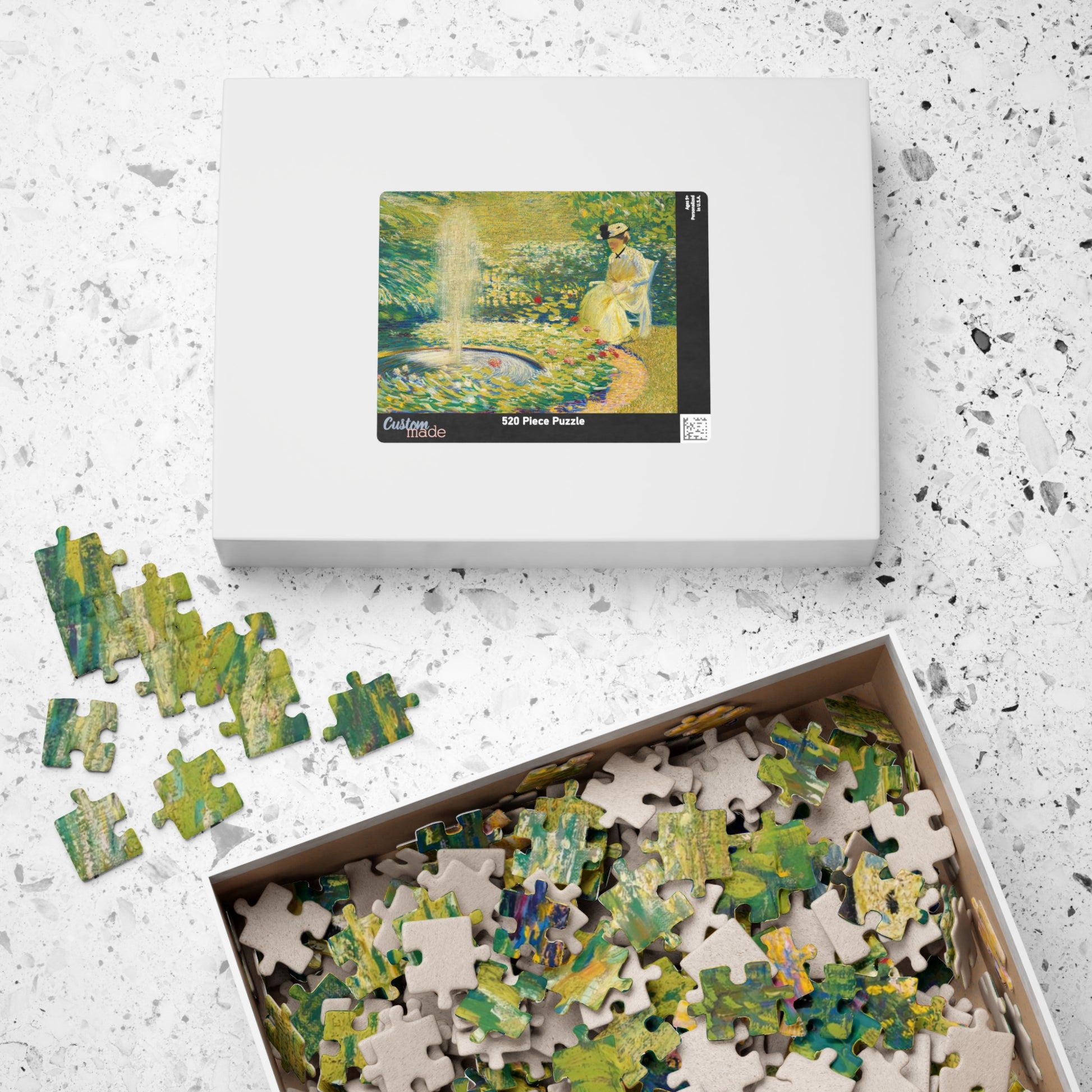 Mrs Hale in the garden Puzzle | Philip Leslie Hale - - 252 pcs (Horizontal) - 