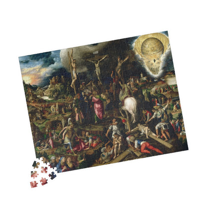 Mysteries of the Passion, the Resurrection and the Ascension of Christ Puzzle | Antonio Campi - - 252 pcs (Horizontal) - 