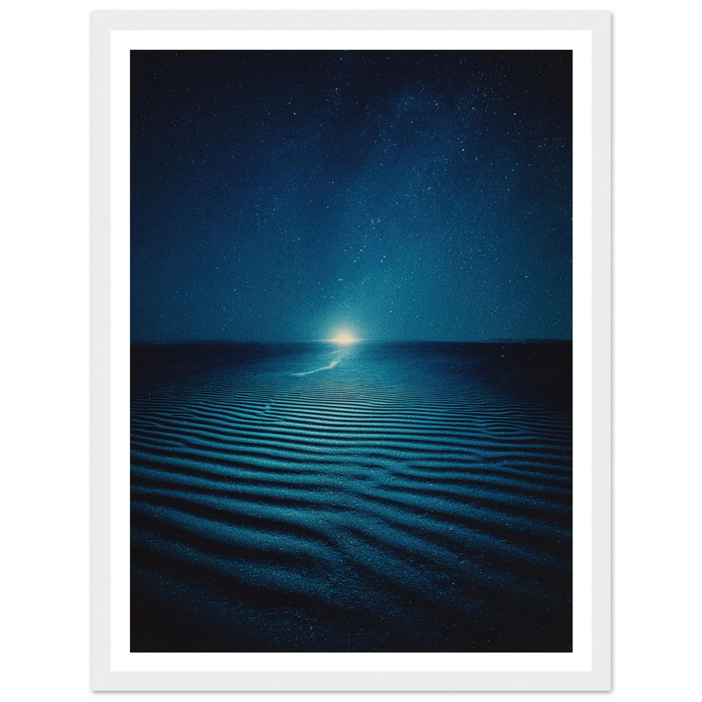 Night Photo Blur - Framed Poster - 30x40 cm / 12x16″ - Black frame