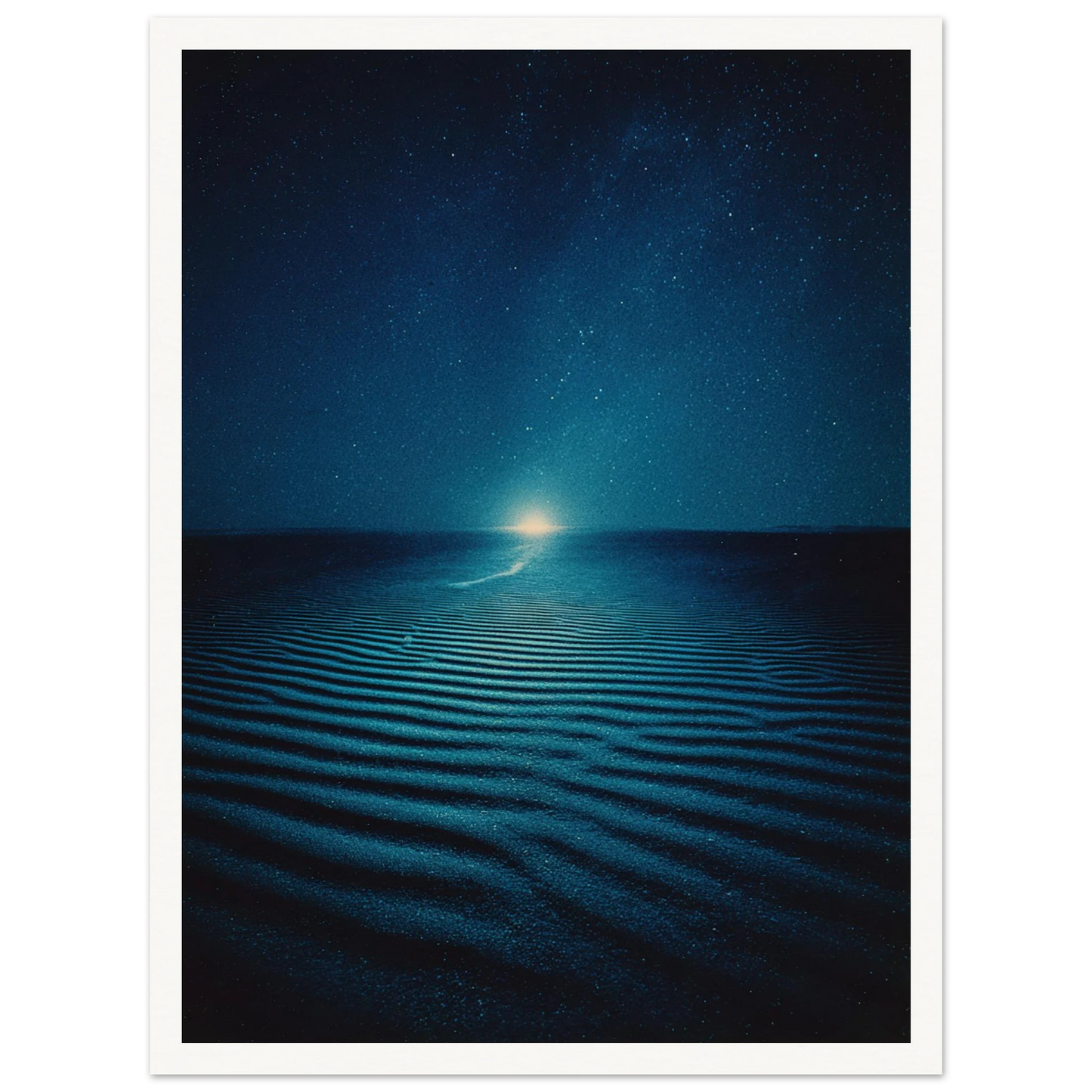 Night Photo Blur - Framed Poster - 30x40 cm / 12x16″ - Black frame