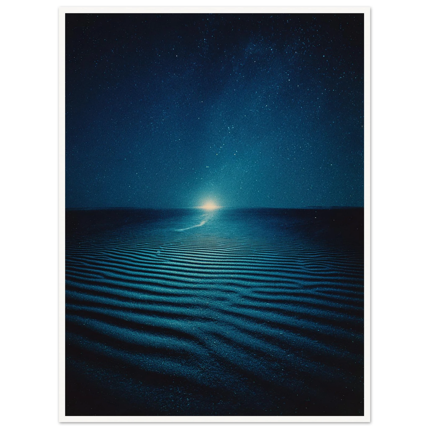 Night Photo Blur - Framed Poster - 30x40 cm / 12x16″ - Black frame