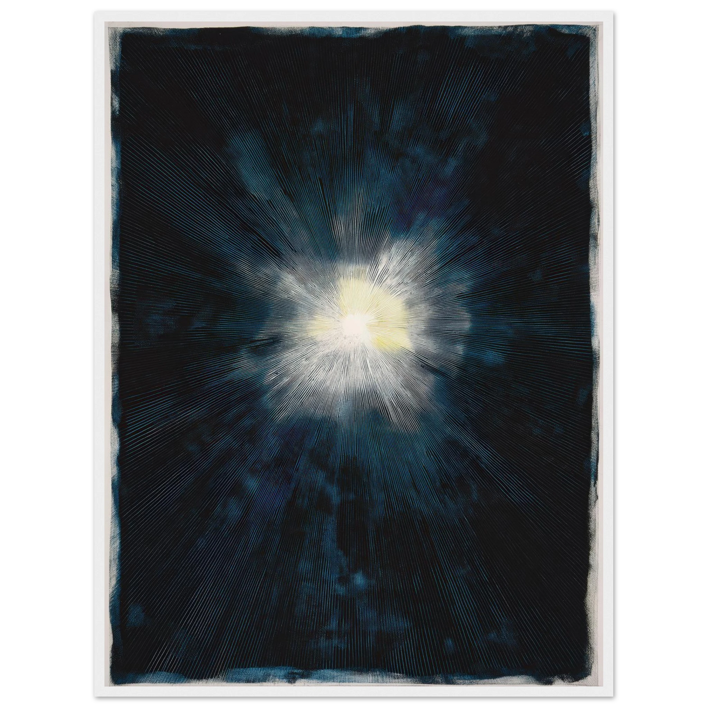 Nova in Midnight - Framed Poster - 30x40 cm / 12x16″ - Black frame