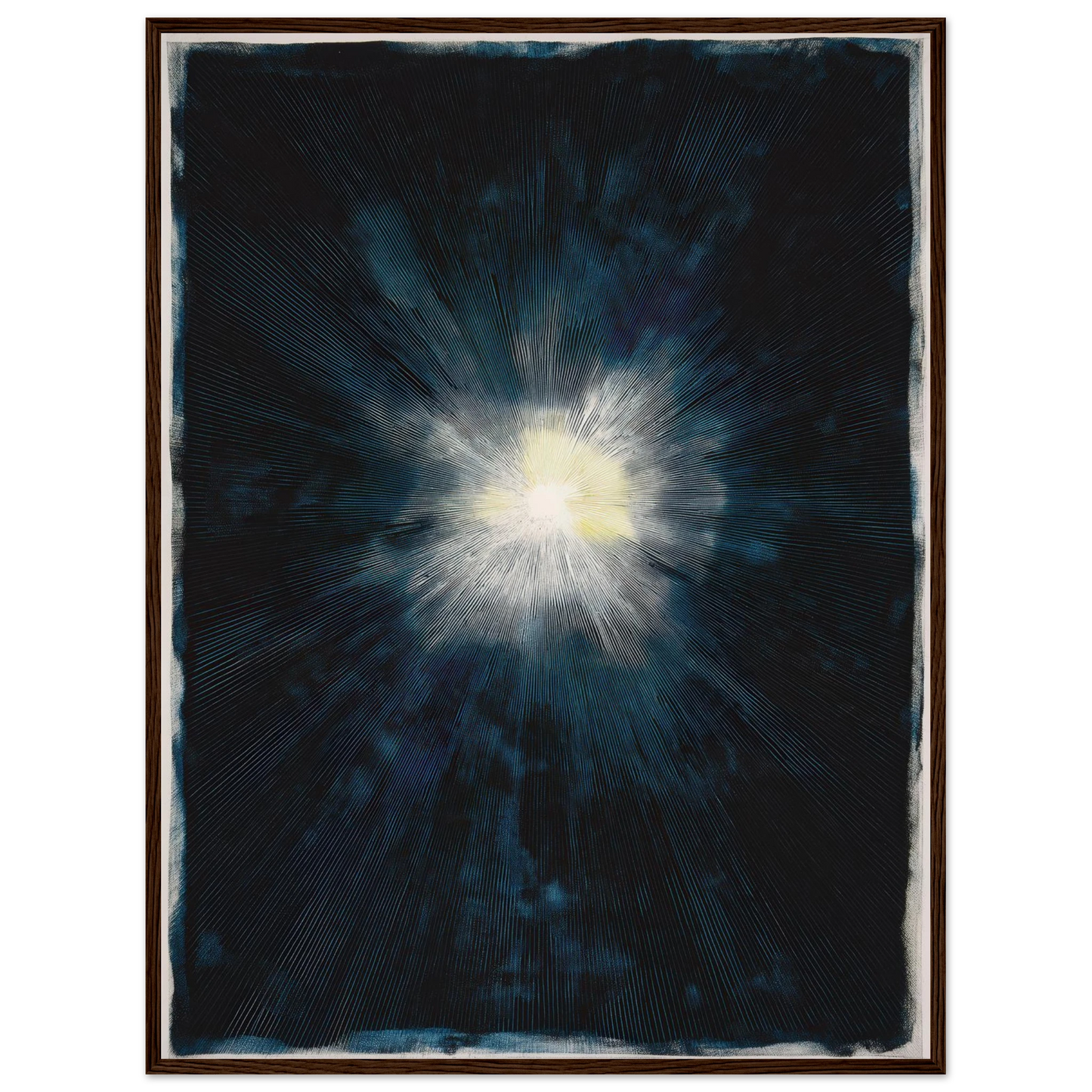 Nova in Midnight - Framed Poster - 30x40 cm / 12x16″ - Black frame