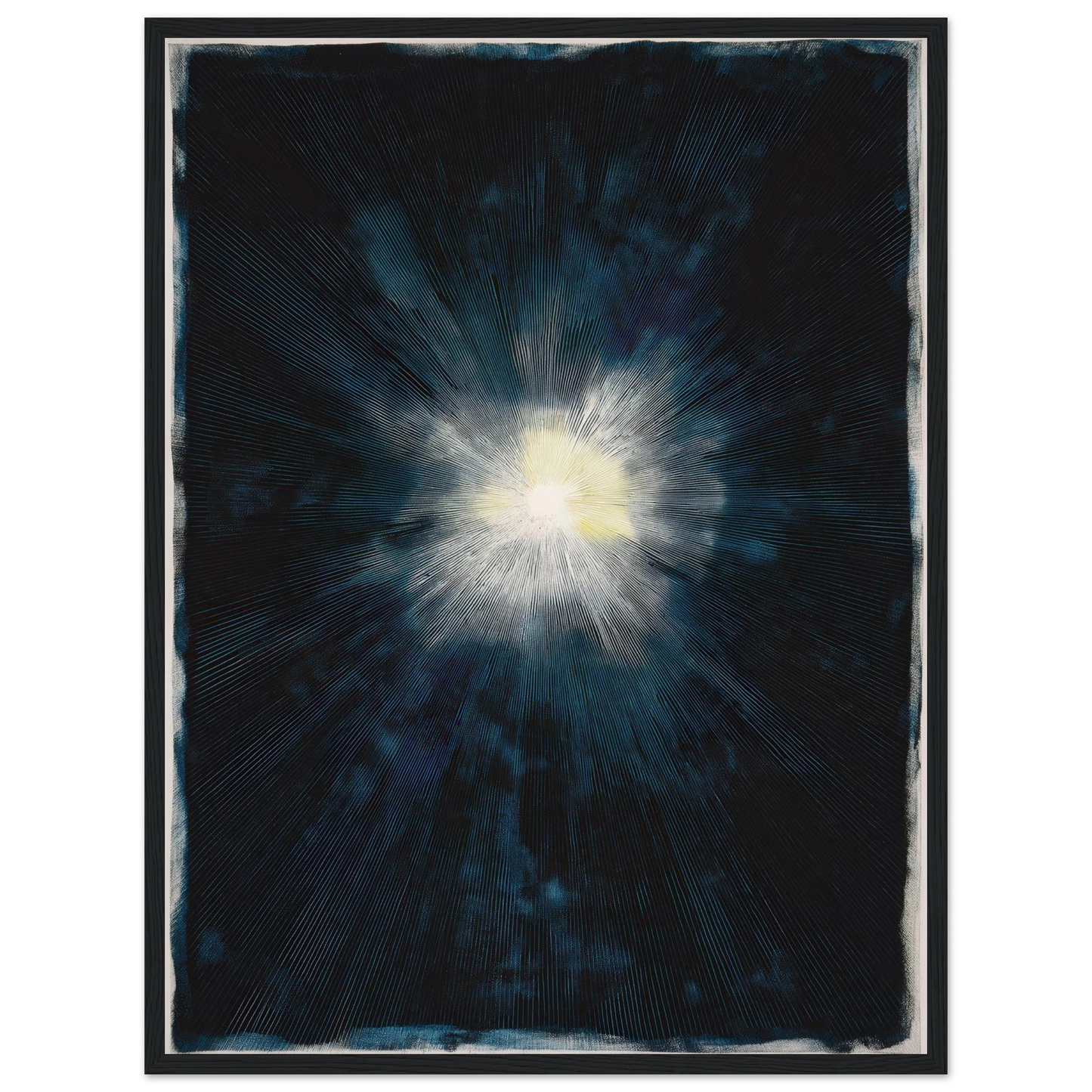 Nova in Midnight - Framed Poster - 30x40 cm / 12x16″ - Black frame