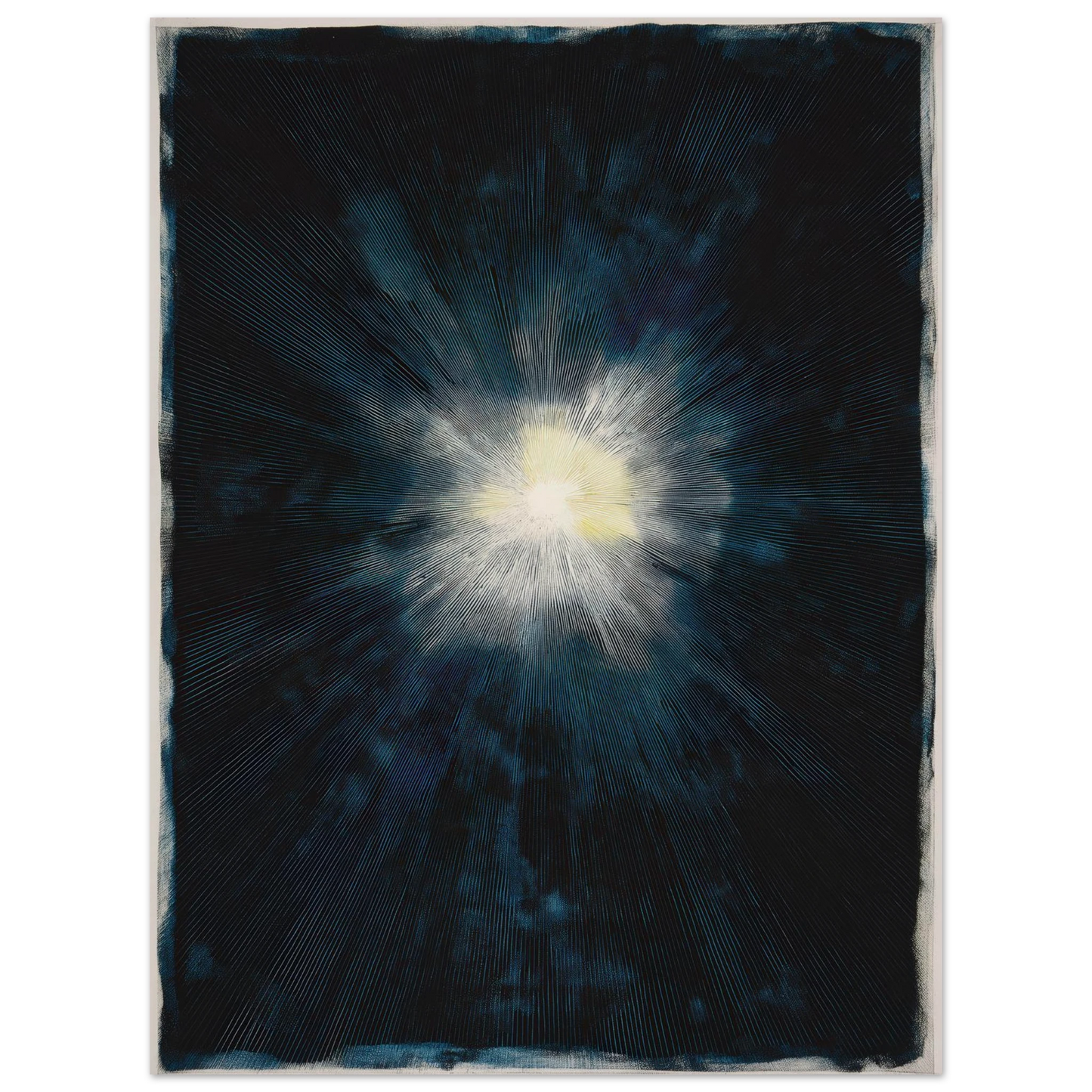 Nova in Midnight - Framed Poster - 30x40 cm / 12x16″ - Black frame