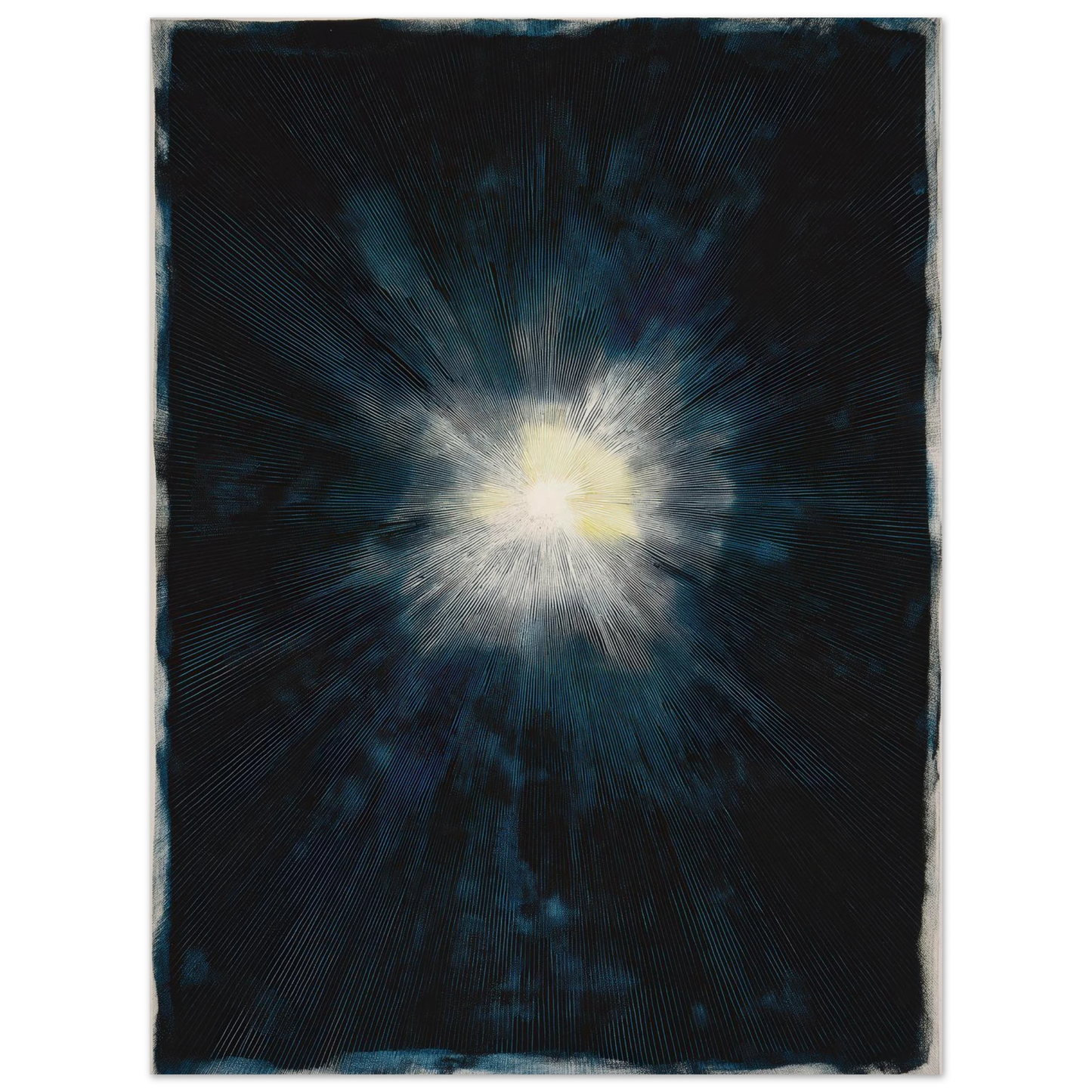 Nova in Midnight - Framed Poster - 30x40 cm / 12x16″ - Black frame