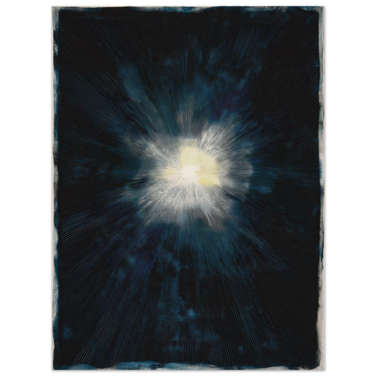 Nova in Midnight - Framed Poster - 30x40 cm / 12x16″ - Black frame