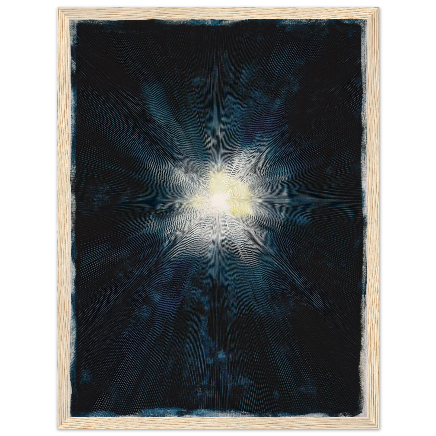 Nova in Midnight - Framed Poster - 30x40 cm / 12x16″ - Black frame