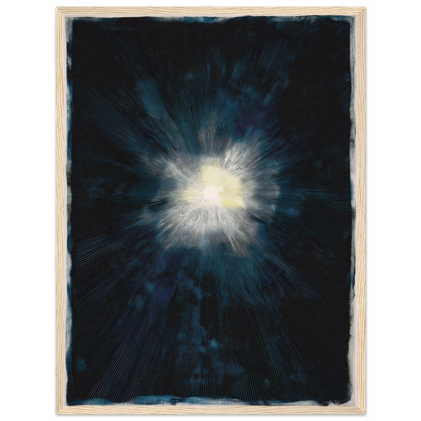 Nova in Midnight - Framed Poster - 30x40 cm / 12x16″ - Black frame