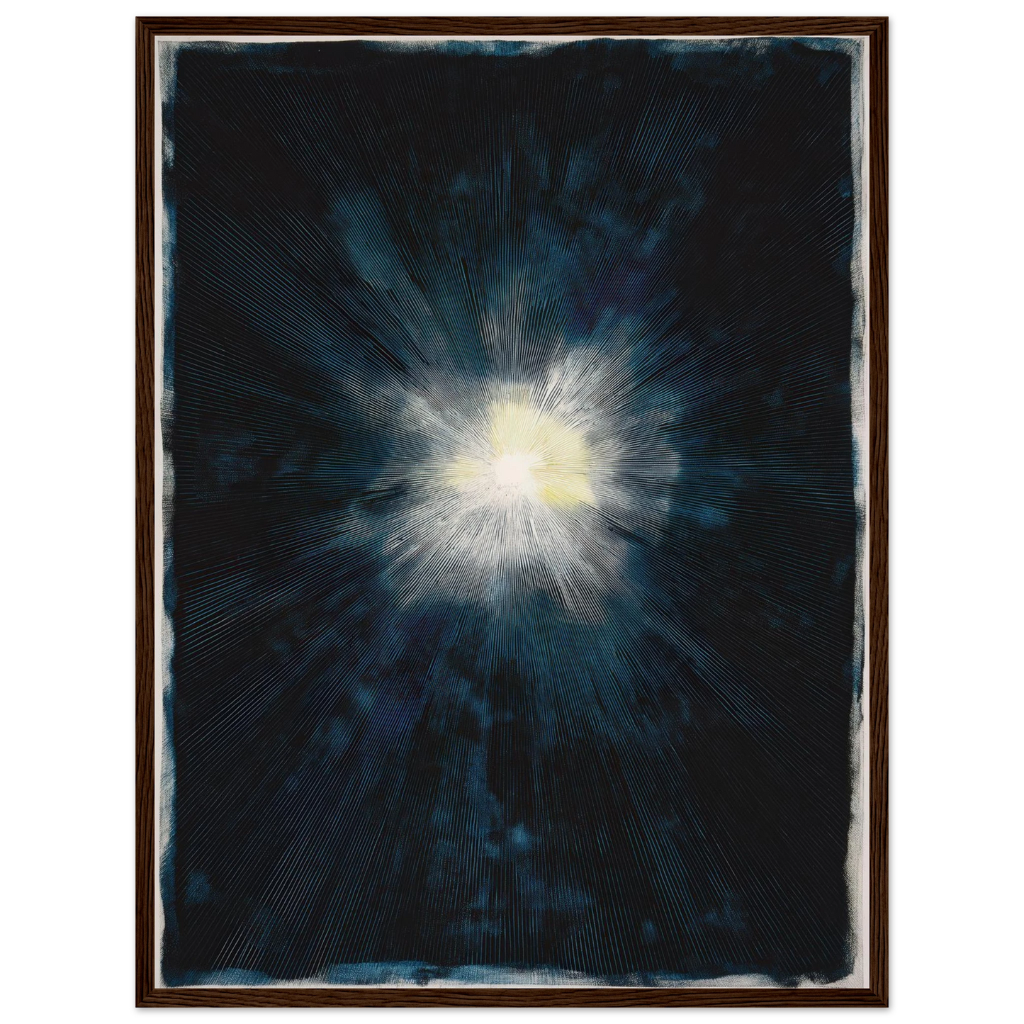 Nova in Midnight - Framed Poster - 30x40 cm / 12x16″ - Black frame