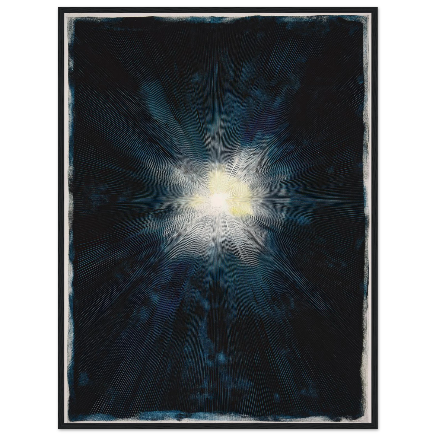Nova in Midnight - Framed Poster - 30x40 cm / 12x16″ - Black frame