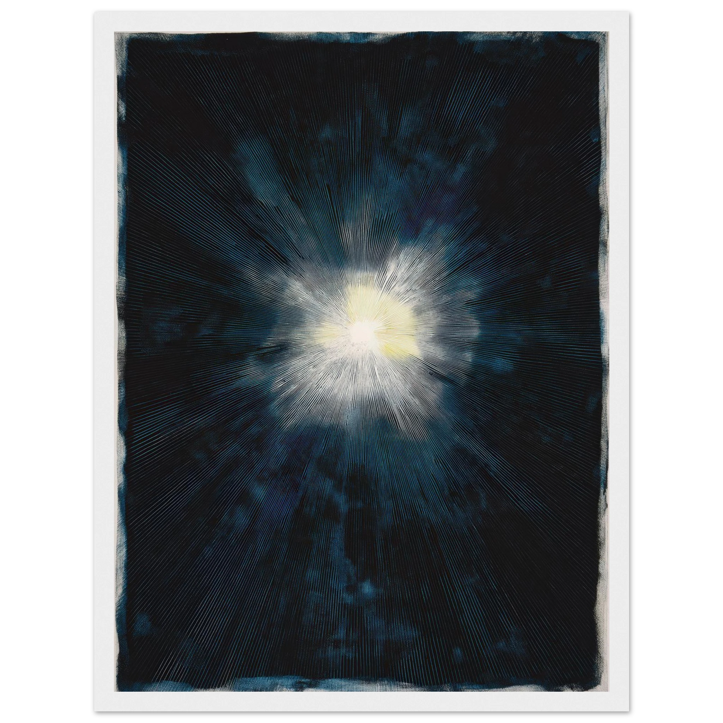 Nova in Midnight - Framed Poster - 30x40 cm / 12x16″ - Black frame