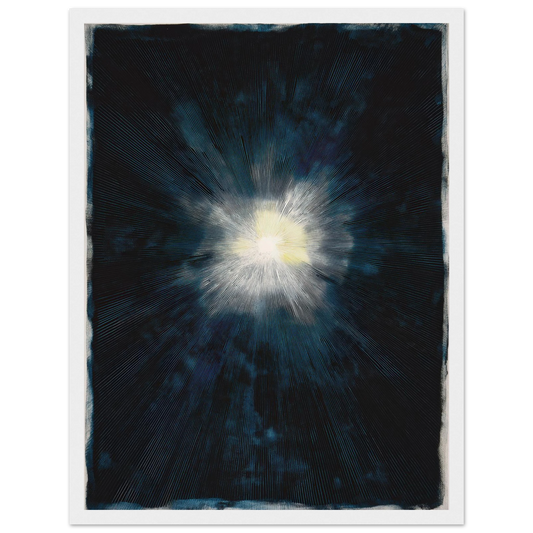 Nova in Midnight - Framed Poster - 30x40 cm / 12x16″ - Black frame