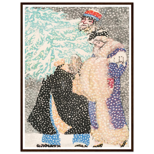 Nr. 901 Weihnachtskarte - Framed Poster - 30x40 cm / 12x16″ - Black frame