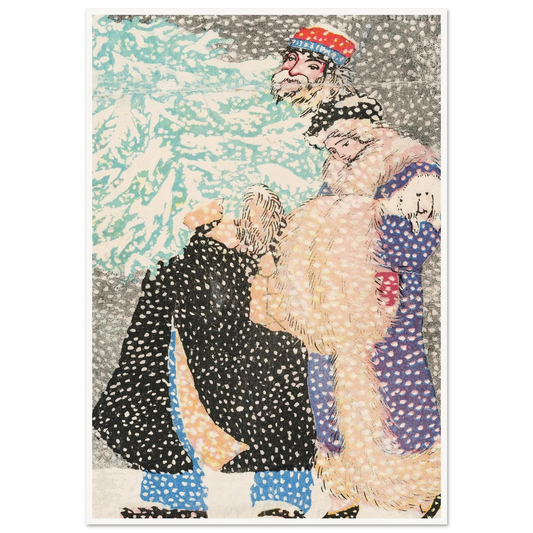 Nr. 901 Weihnachtskarte - Framed Poster - 30x40 cm / 12x16″ - Black frame