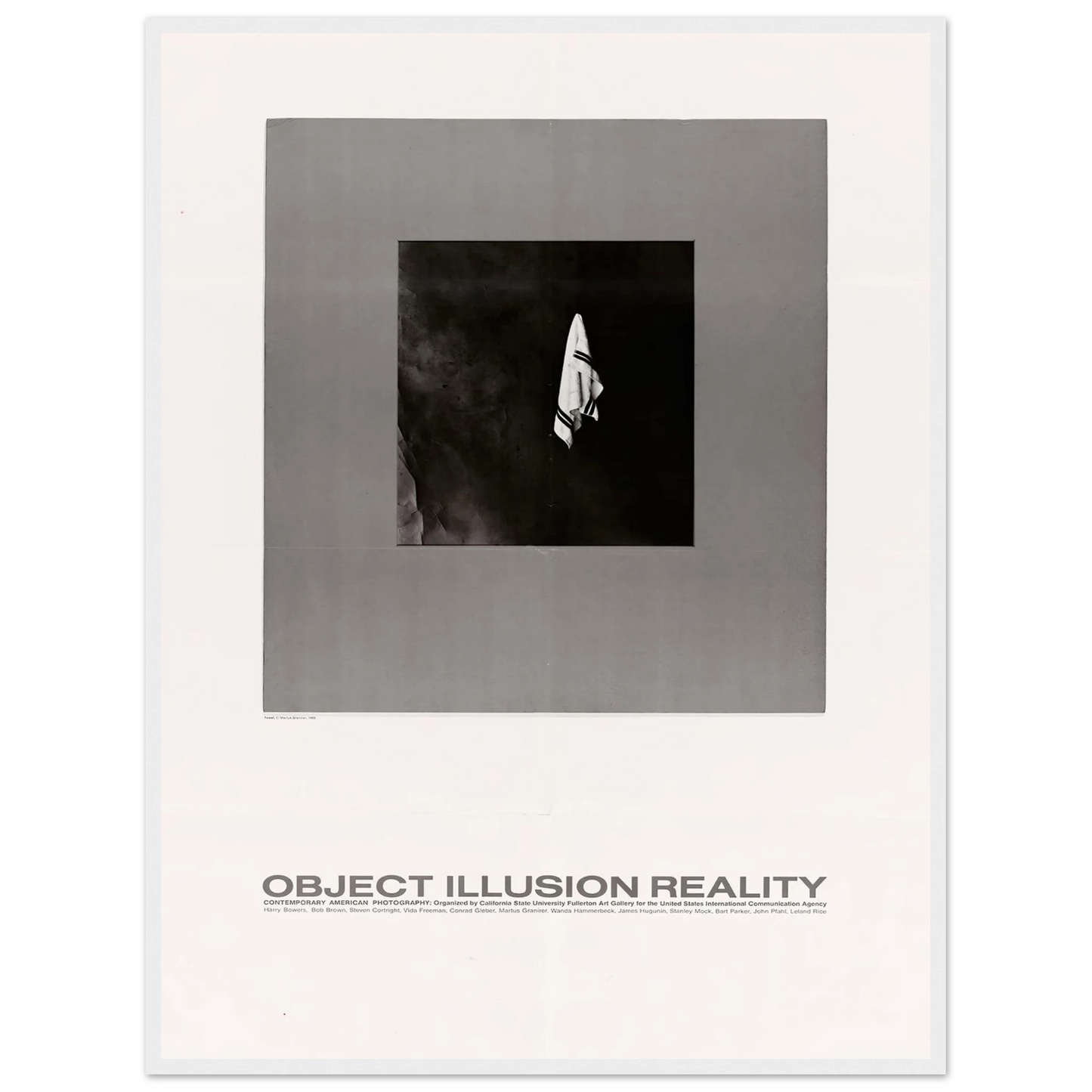 Object Illusion Reality Art Print | US Information Agency - Framed Poster - 30x40 cm / 12x16″ - Black frame