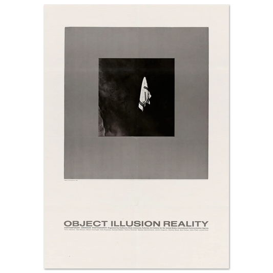 Object Illusion Reality Art Print | US Information Agency - Framed Poster - 30x40 cm / 12x16″ - Black frame