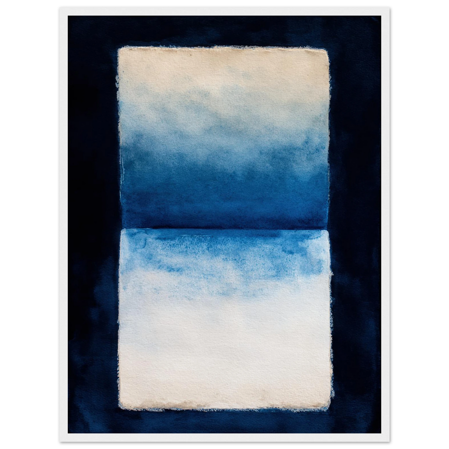 Oceanic Triptych - Framed Poster - 30x40 cm / 12x16″ - Black frame