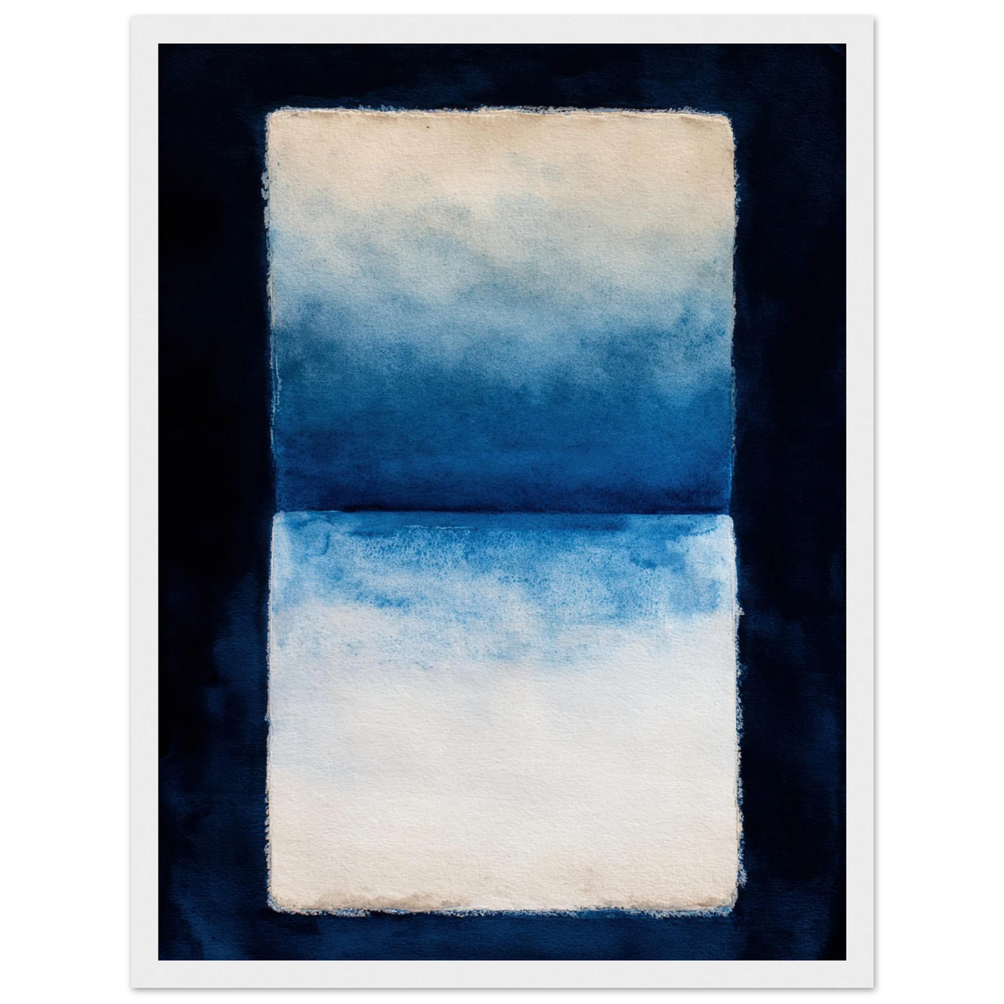 Oceanic Triptych - Framed Poster - 30x40 cm / 12x16″ - Black frame