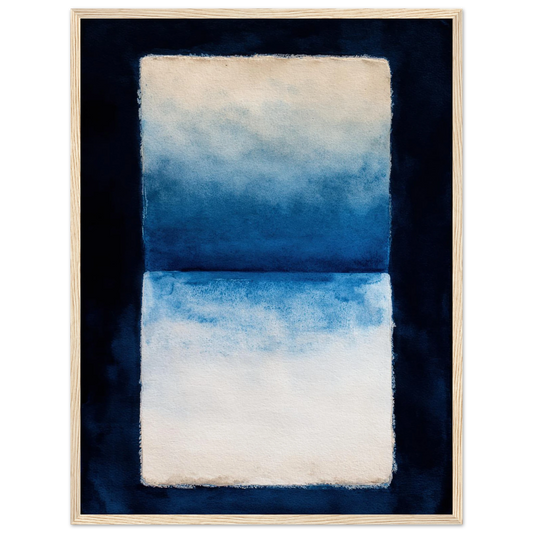 Oceanic Triptych - Framed Poster - 30x40 cm / 12x16″ - Black frame