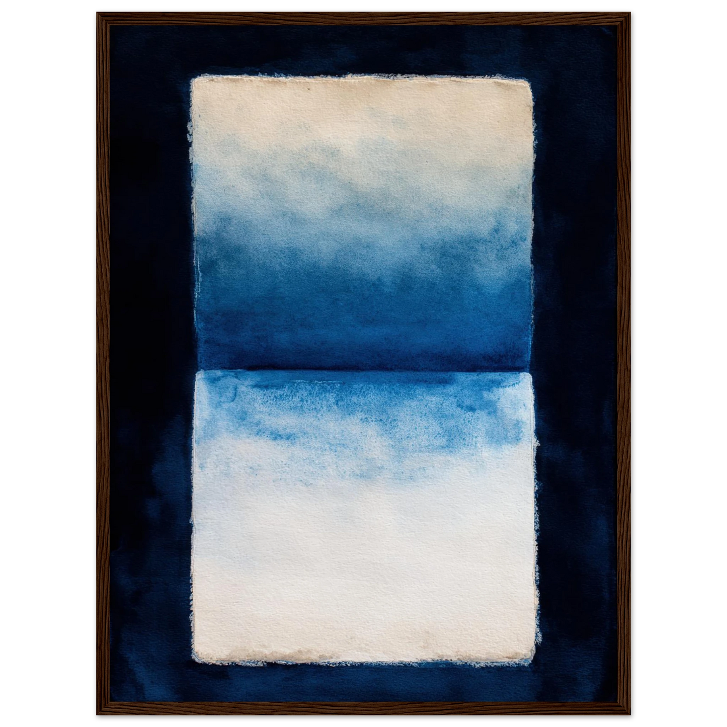 Oceanic Triptych - Framed Poster - 30x40 cm / 12x16″ - Black frame