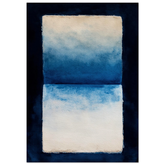 Oceanic Triptych - Framed Poster - 30x40 cm / 12x16″ - Black frame