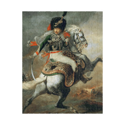 Officer of the Imperial Guard on Horseback | Théodore Géricault - - 252 pcs (Vertical) - 