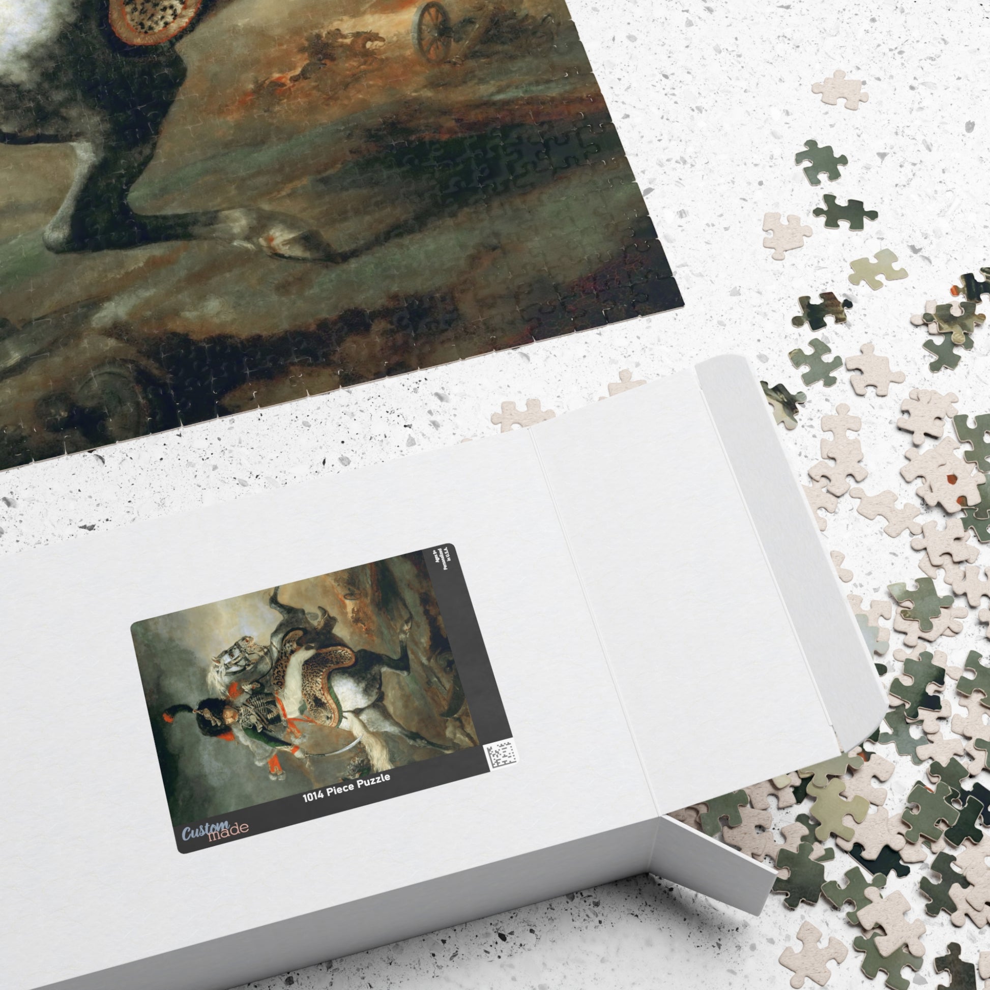 Officer of the Imperial Guard on Horseback | Théodore Géricault - - 252 pcs (Vertical) - 