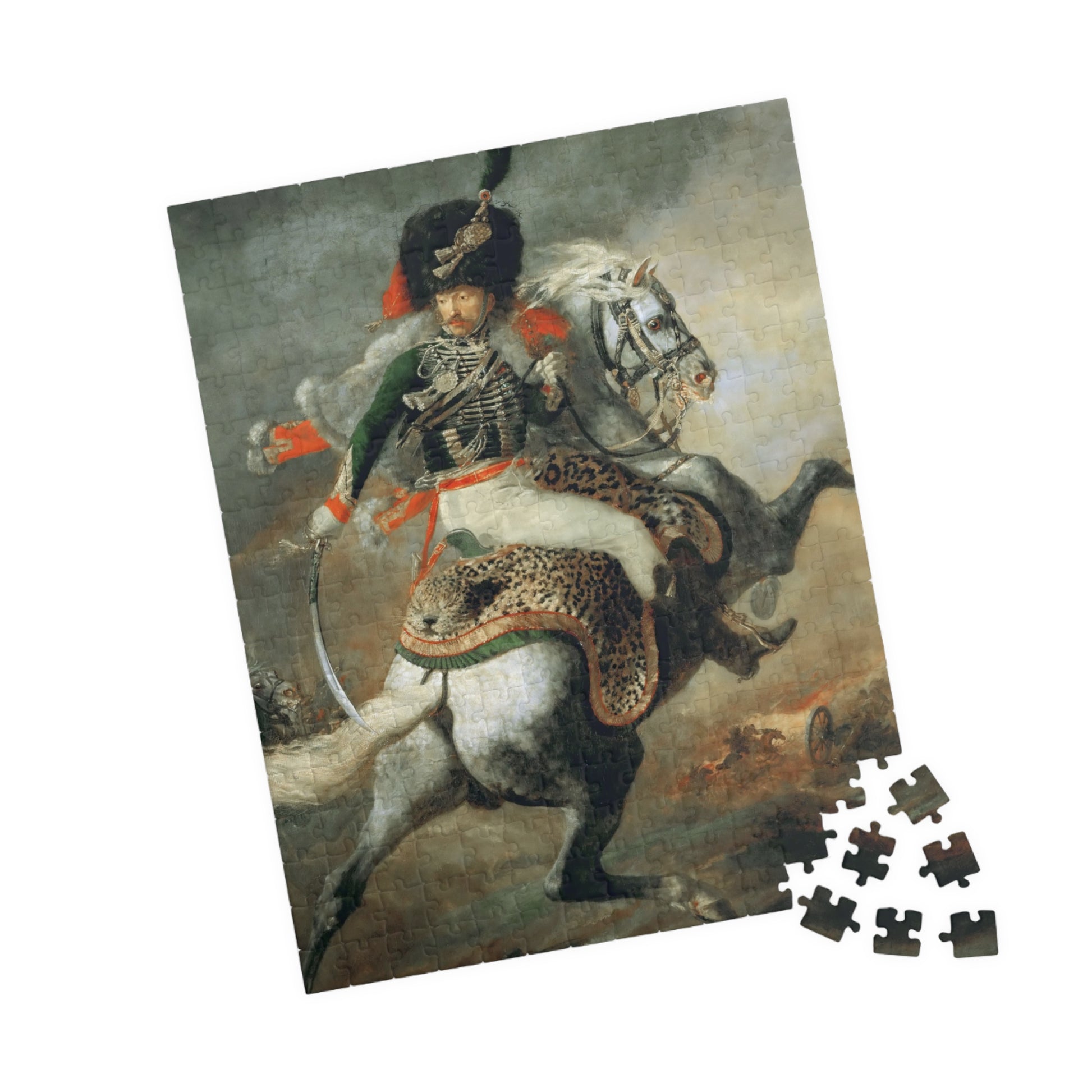 Officer of the Imperial Guard on Horseback | Théodore Géricault - - 252 pcs (Vertical) - 