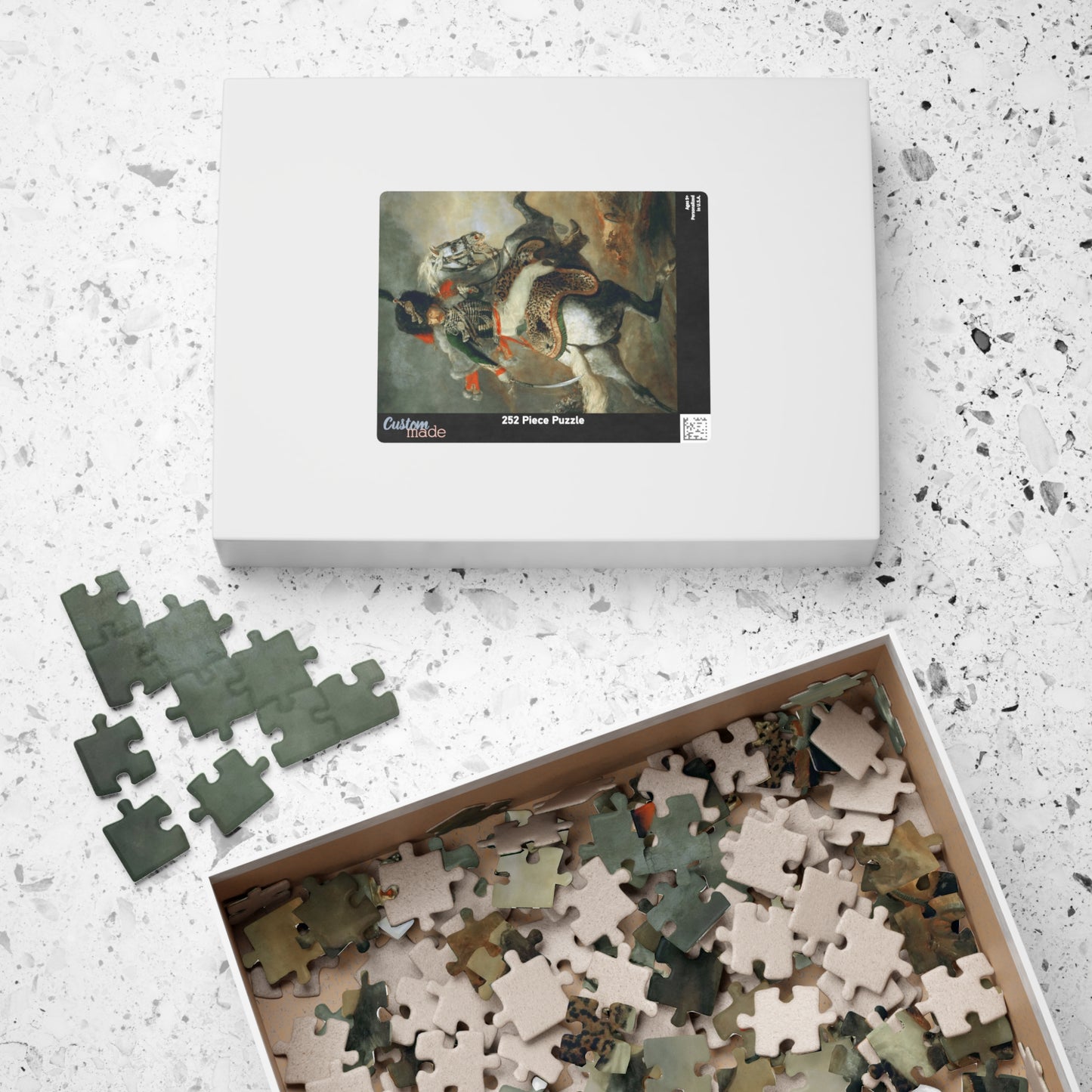 Officer of the Imperial Guard on Horseback | Théodore Géricault - - 252 pcs (Vertical) - 