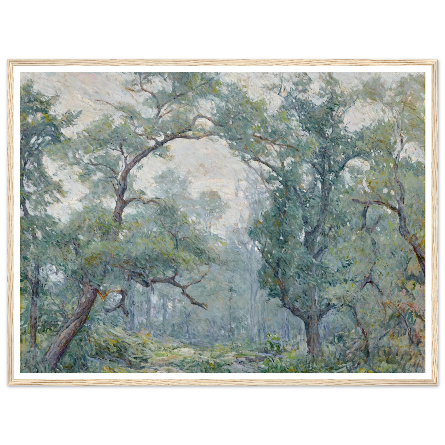 Old Willows Art Print | Robert Reid - Framed Poster - 30x40 cm / 12x16″ - Black frame