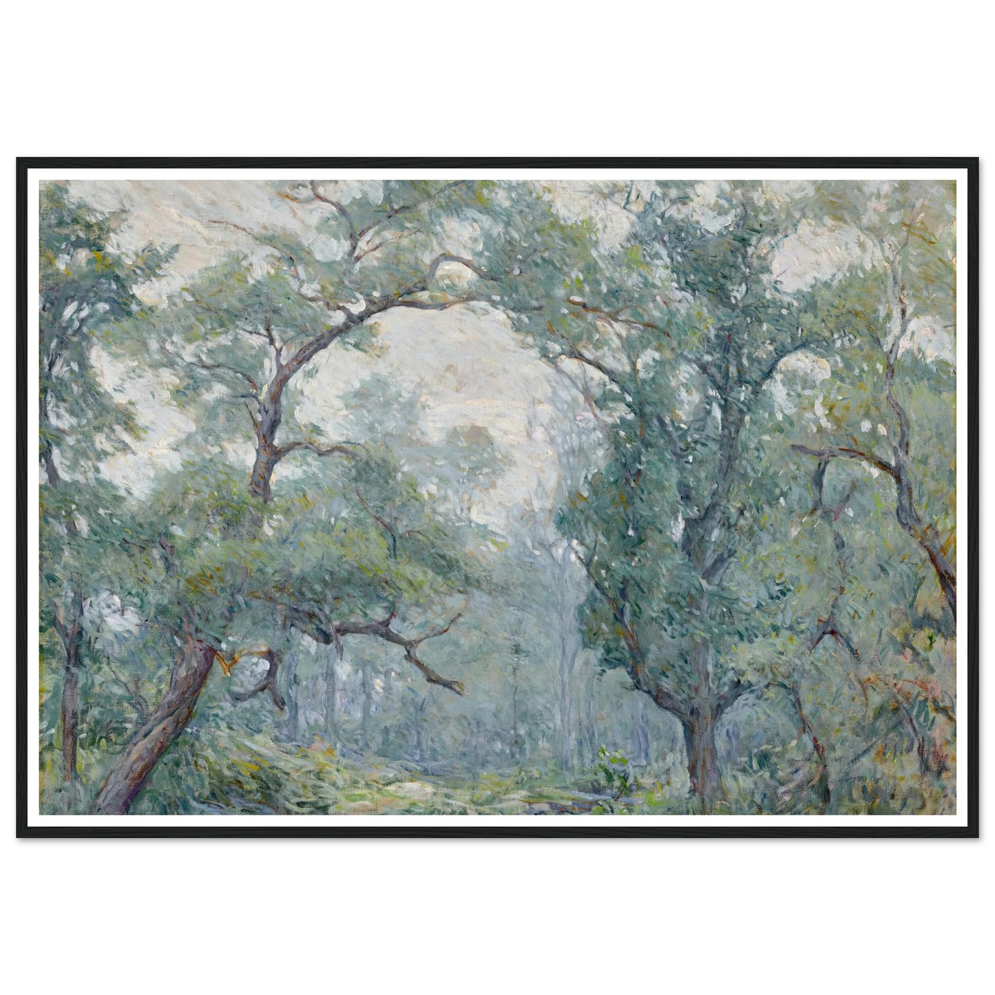 Old Willows Art Print | Robert Reid - Framed Poster - 30x40 cm / 12x16″ - Black frame