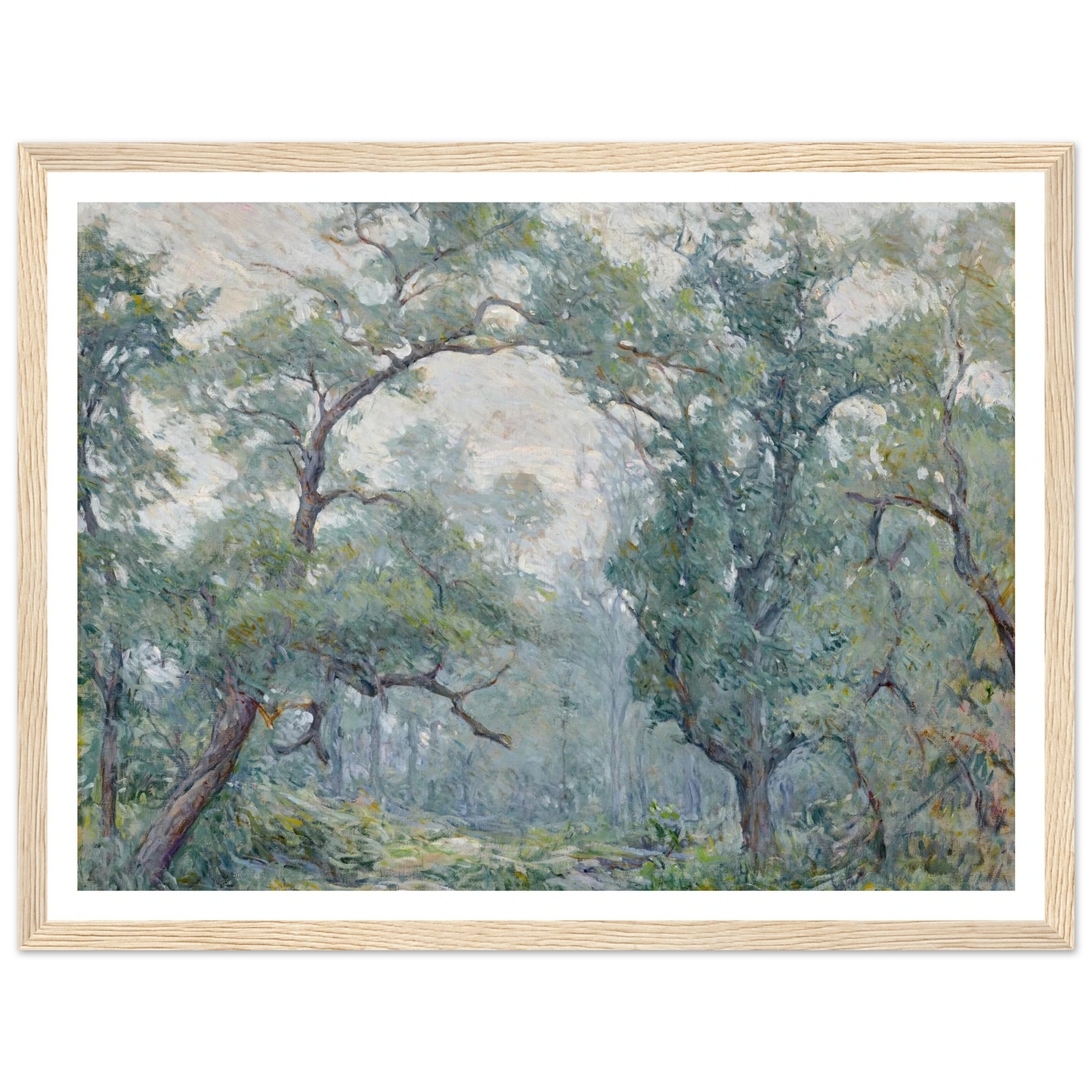 Old Willows Art Print | Robert Reid - Framed Poster - 30x40 cm / 12x16″ - Black frame