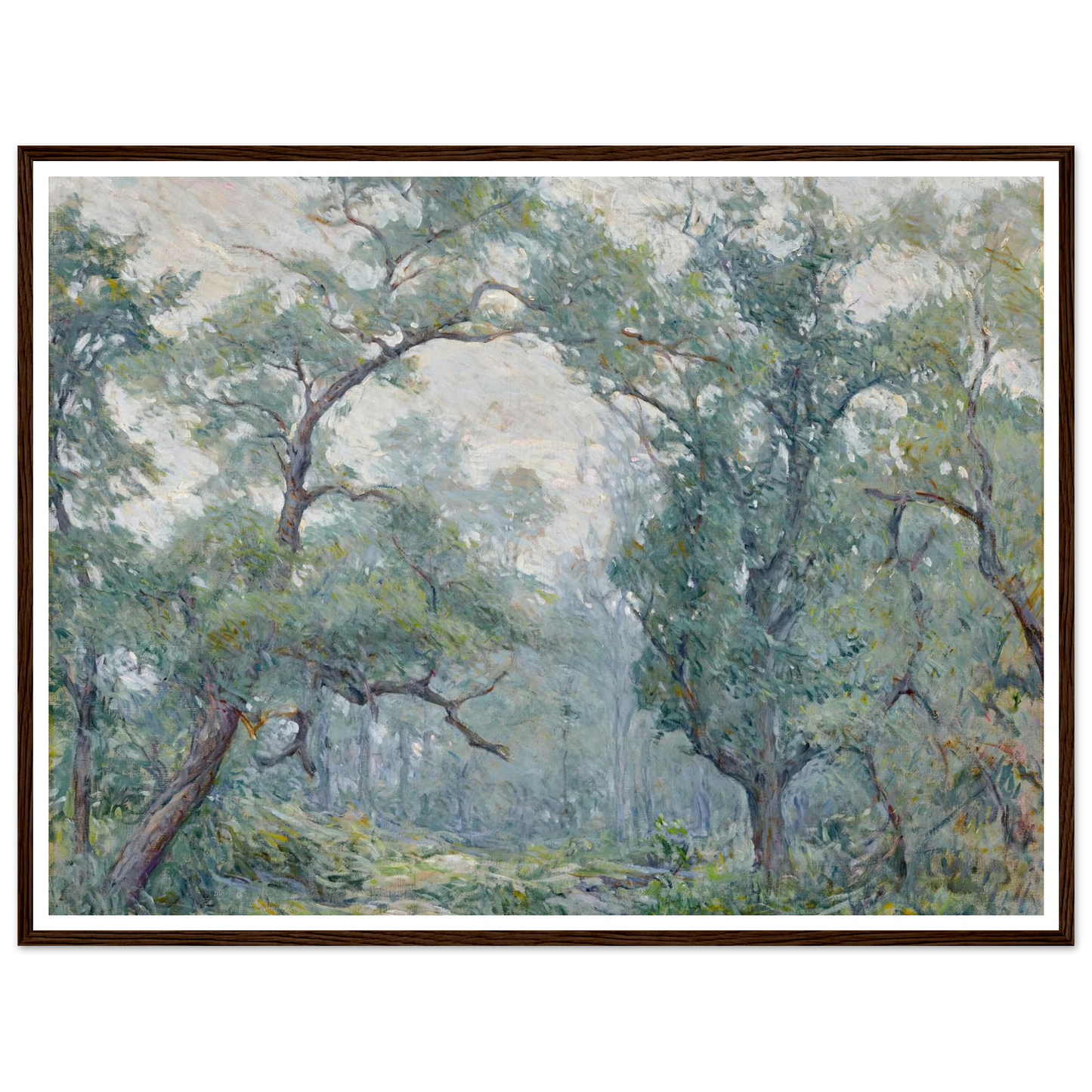 Old Willows Art Print | Robert Reid - Framed Poster - 30x40 cm / 12x16″ - Black frame