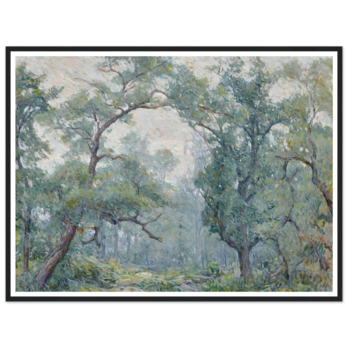 Old Willows Art Print | Robert Reid - Framed Poster - 30x40 cm / 12x16″ - Black frame