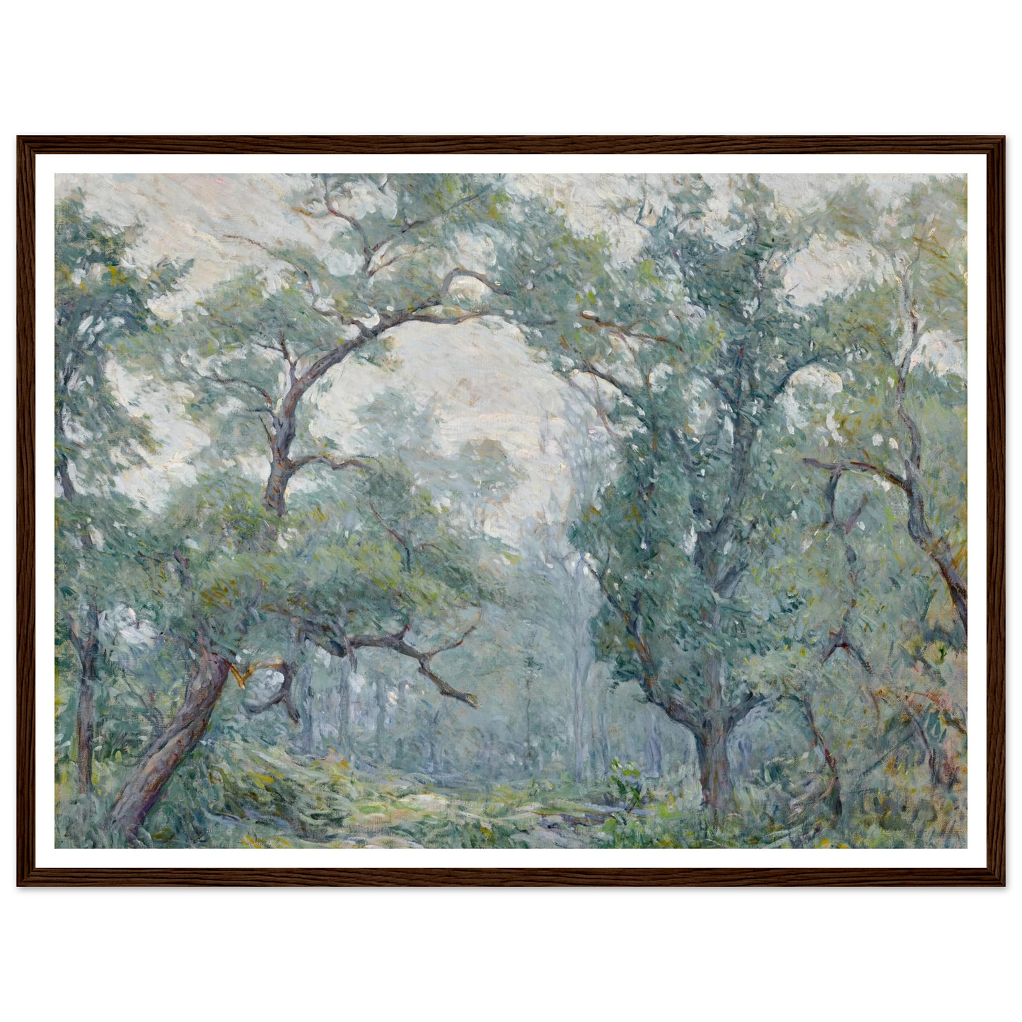 Old Willows Art Print | Robert Reid - Framed Poster - 30x40 cm / 12x16″ - Black frame