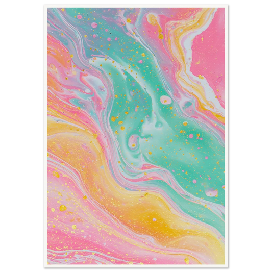 Opaline Softness - Framed Poster - 30x40 cm / 12x16″ - Black frame