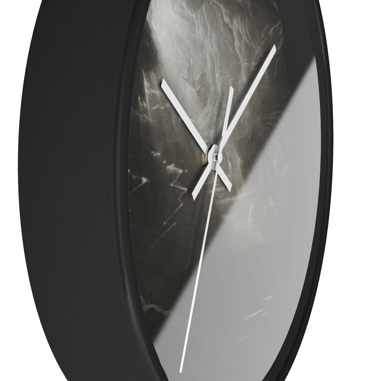 Paradise Lost; The Creation of Light Wall Clock | John Martin - White - Black Base - 10"