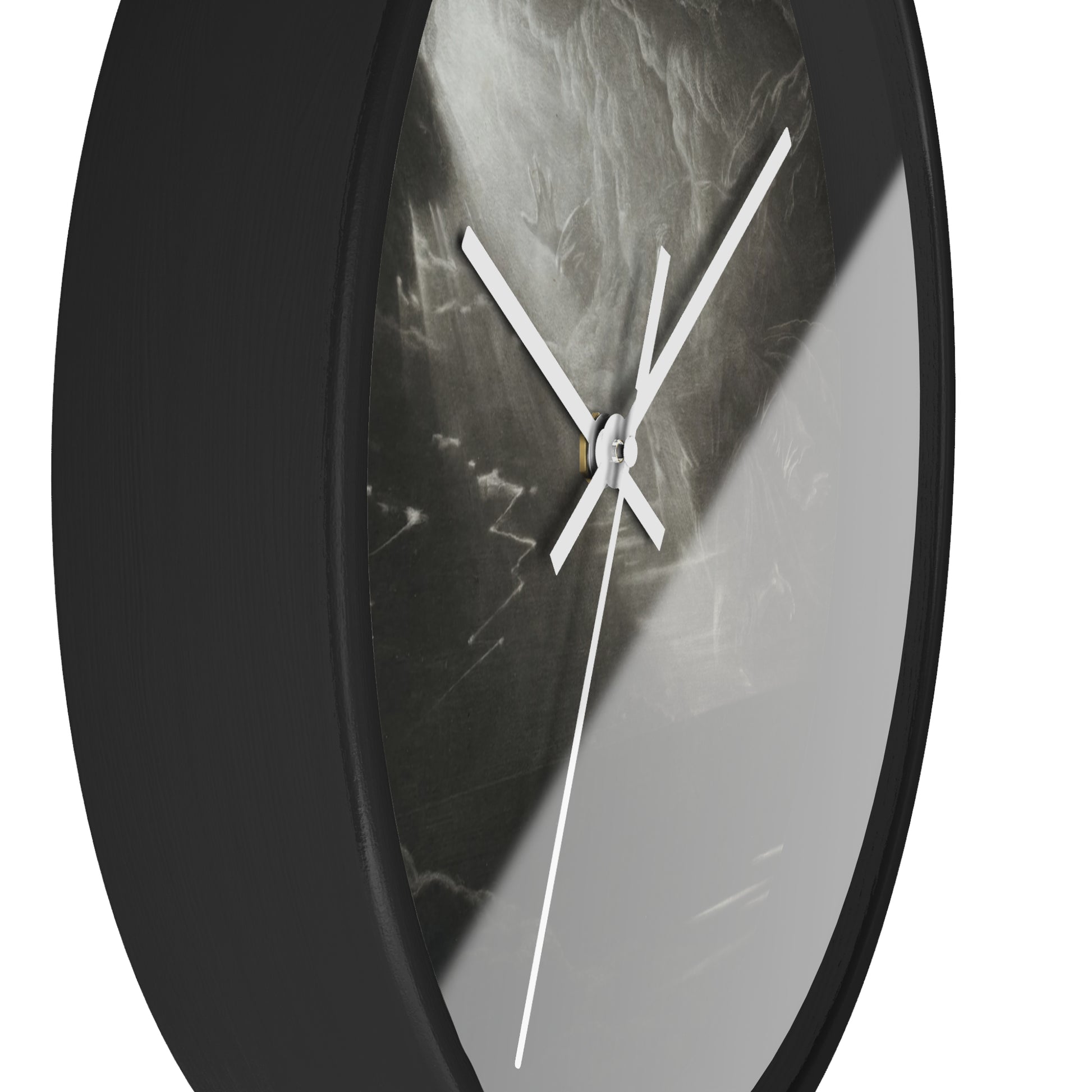 Paradise Lost; The Creation of Light Wall Clock | John Martin - White - Black Base - 10"