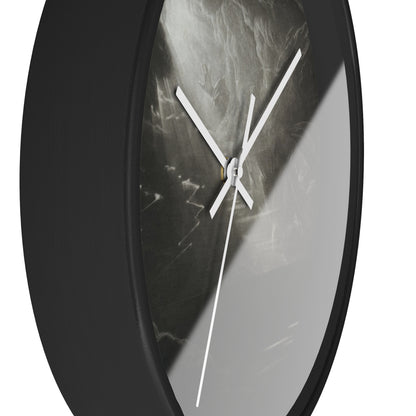 Paradise Lost; The Creation of Light Wall Clock | John Martin - White - Black Base - 10"