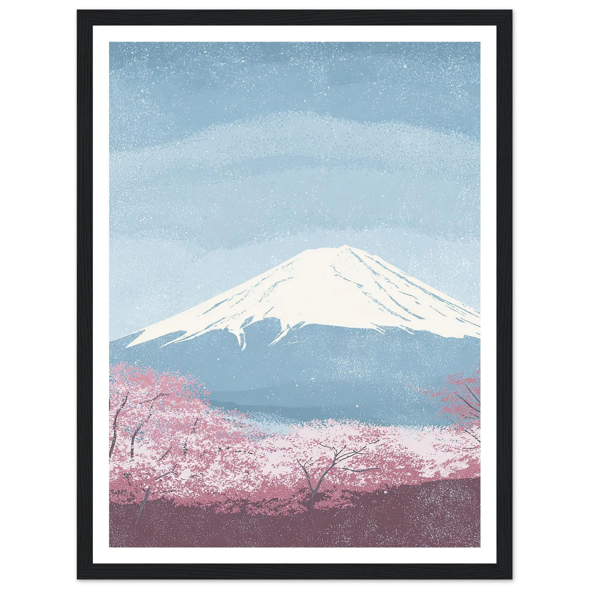 Pastel Pink Reverie - Framed Poster - 30x40 cm / 12x16″ - Black frame