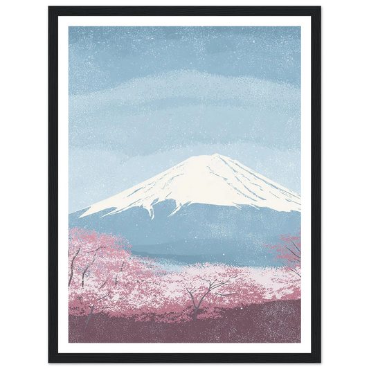Pastel Pink Reverie - Framed Poster - 30x40 cm / 12x16″ - Black frame